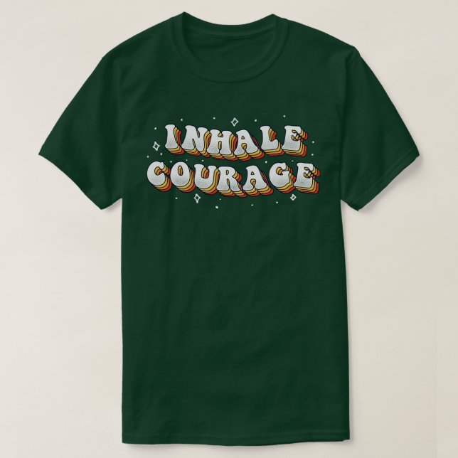 Camiseta Inalar Coragem (Frente do Design)