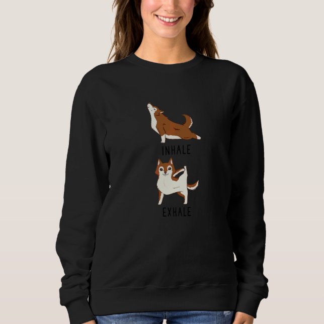 Camiseta Inalar Exalar Husky Siberiano  Huskies Cobre Cacho (Frente)