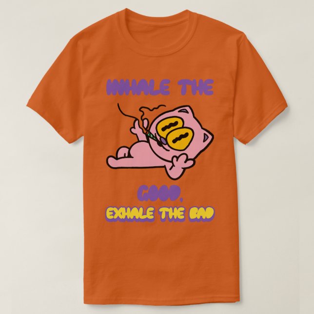 Camiseta Inalar os bons a exalar os maus (Frente do Design)