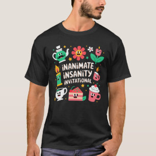 Camiseta Inanimação Da Tinta Criadora Preta E Branca