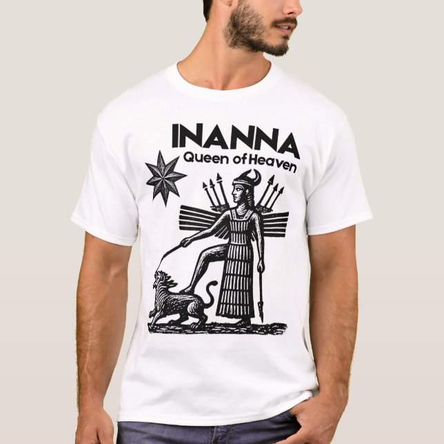 Camiseta INANNA Ishtar Rainha do Céu (Frente)