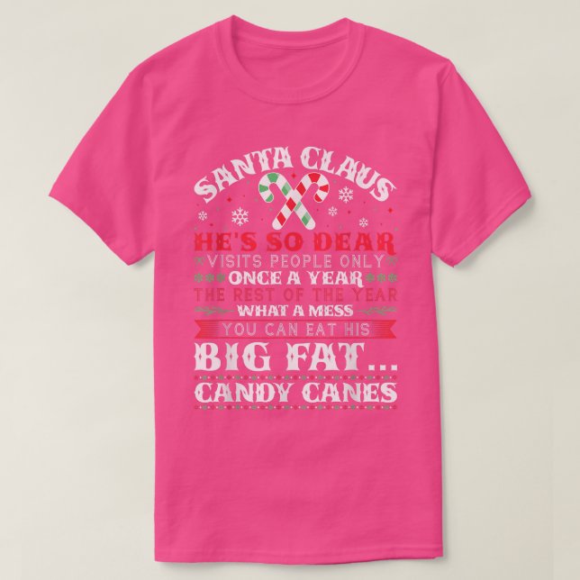 Camiseta Inappropriate Christmas Poem, Adult Humor Candy St (Frente do Design)