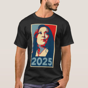 Camiseta Inauguração de 2025 Kamala Harris Obama Poster 47º