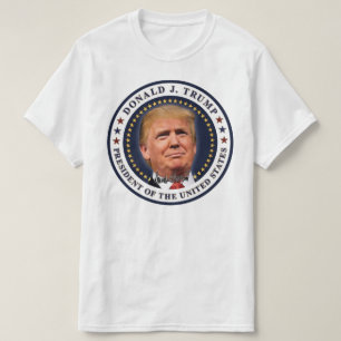 Camiseta Inauguração de Donald Trump Estrelas Douradas Lemb