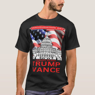 Camiseta Inauguration day January 2025 Trump Vance presiden