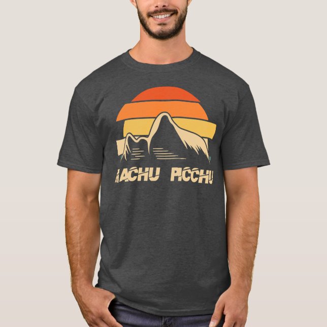 Camiseta Inca Peru Machu Picchu, cidade arruinada do Sul (Frente)