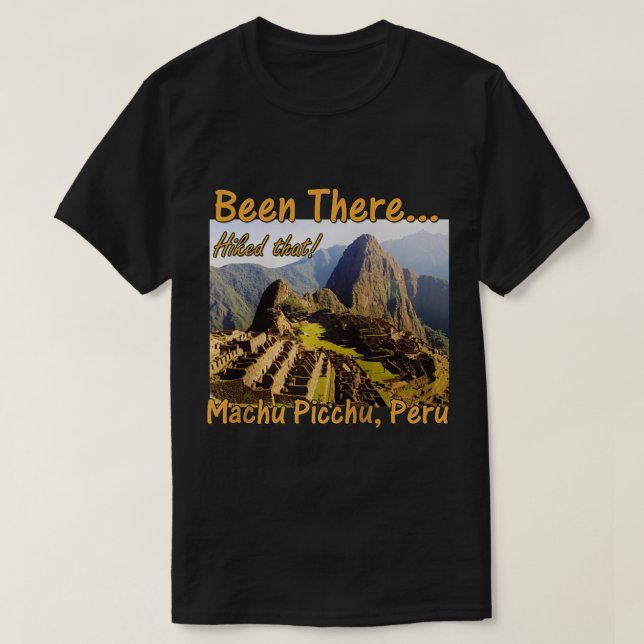 Camiseta Inca Trail Hike Machu Picchu - Peru Raglan Basebal (Frente do Design)