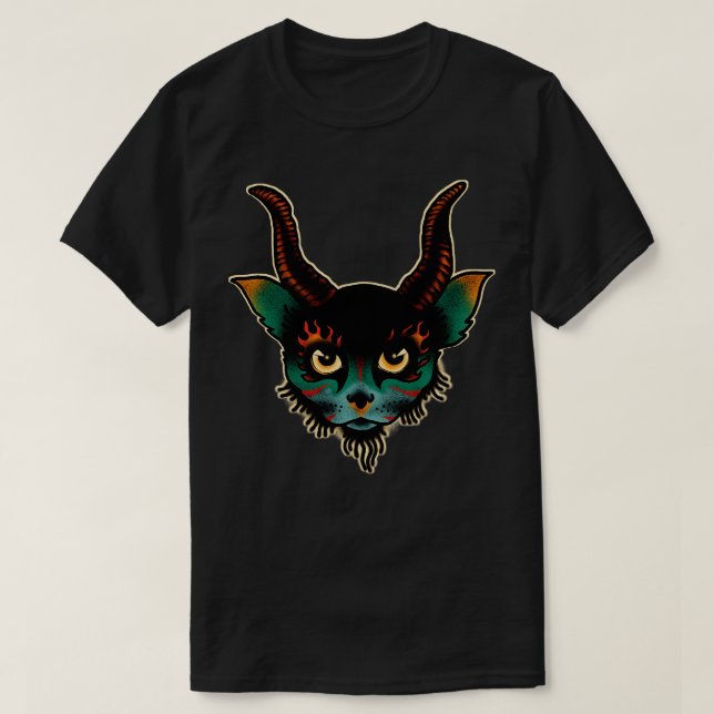 Camiseta Incarnate Cat (Frente do Design)