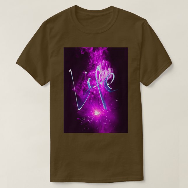 Camiseta Incêndio de vida 1 (Frente do Design)