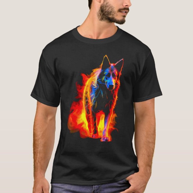 Camiseta Incêndio do Pastor Alemão (Frente)