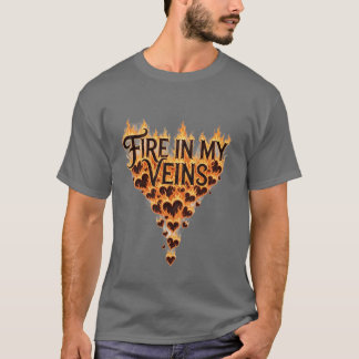 Camiseta Incêndio Em Minhas Veias - Incrível Tipo Inspiraci