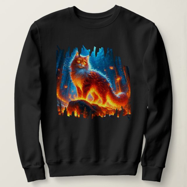 Camiseta Incêndio Encantado (Frente do Design)