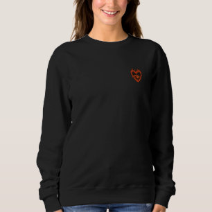 Camiseta Incêndio na tipografia cardíaca Inspirational Moti