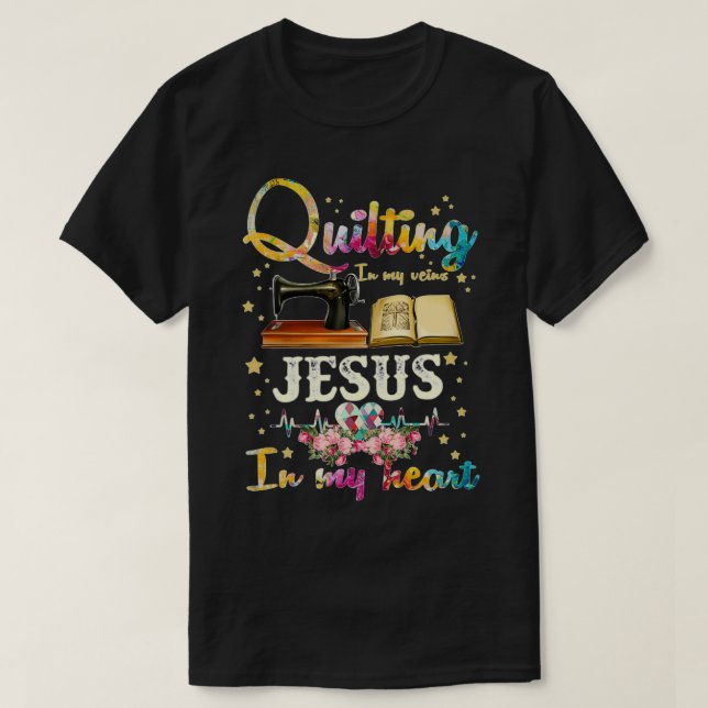 Camiseta Incêndio Nas Minhas Veias Jesus No Meu Coração (2) (Frente do Design)