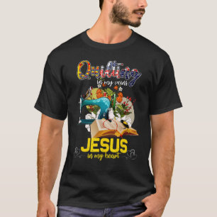 Camiseta Incêndio Nas Minhas Veias Jesus No Meu Coração Por