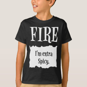 Camiseta Incêndio - Roupa de Taco de Halloween de Hot Packe