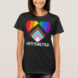 Camiseta Inclusão Cardíaca do Sinalizador do Orgulho de Pro
