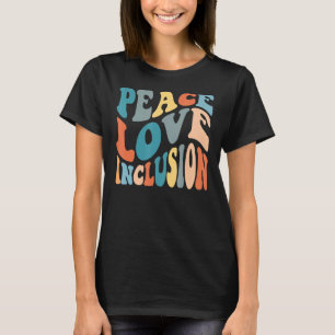 Camiseta Inclusão do Amor de Paz em Groovy com Especial Esq