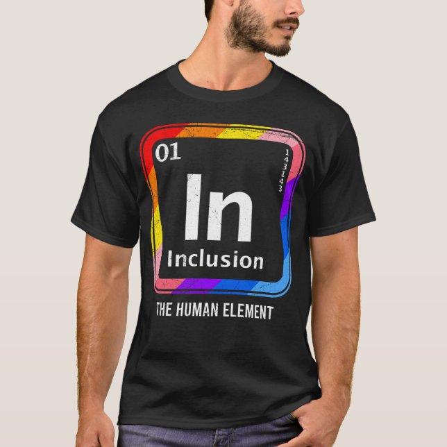 Camiseta Inclusão Do Elemento Humano Diversidade Da Solidar (Frente)