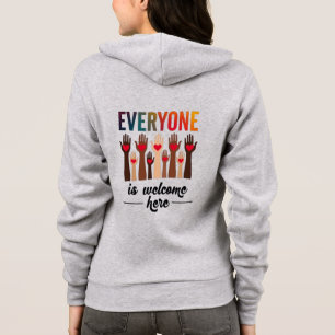 Camiseta Inclusão dos EUA para todos - Todos são bem-vindos