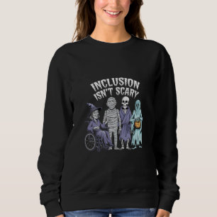 Camiseta Inclusão engraçada não é assustadora Professora Ha