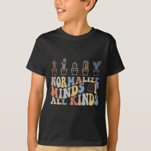 Camiseta Inclusão Normaliza Mentes De Todos os Tipos Consci