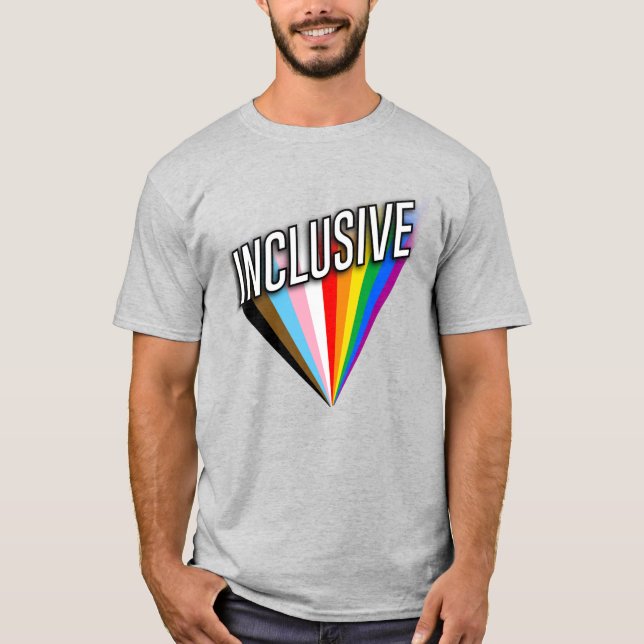 Camiseta Inclusive Pride Burst (Frente)