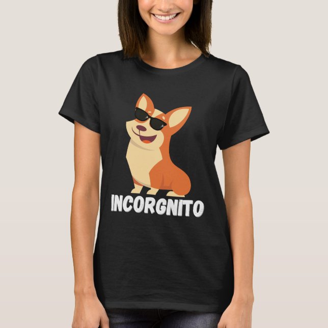Camiseta Incognito Corgi Incorgnito Corgi 749 (Frente)