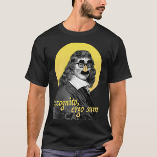 Camiseta Incognito Ergo Sum Descartes Versão 1