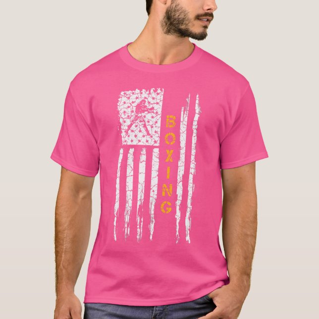 Camiseta Incomodação do Boxer Silhouette Boxer da Bandeira  (Frente)