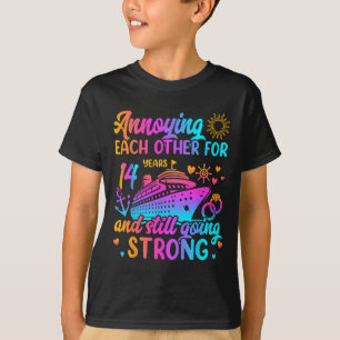 Camiseta Incomodando Um Ao Outro Por 14 Anos Aniversário De