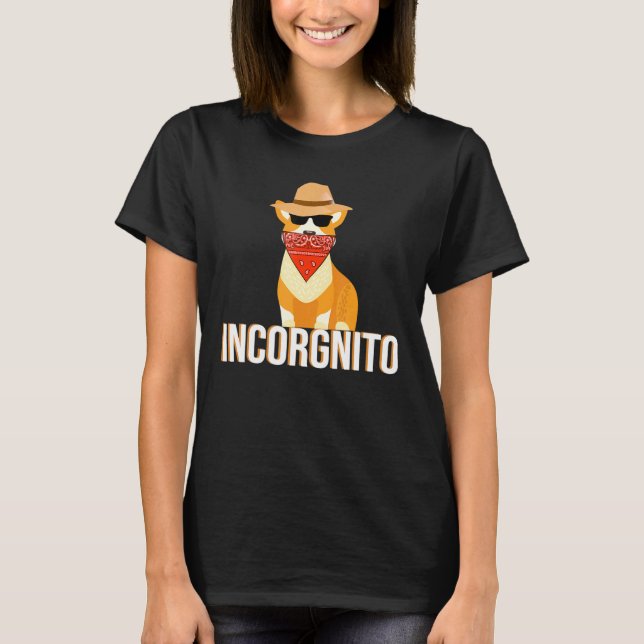 Camiseta Incorgnito Funny Corgi (Frente)