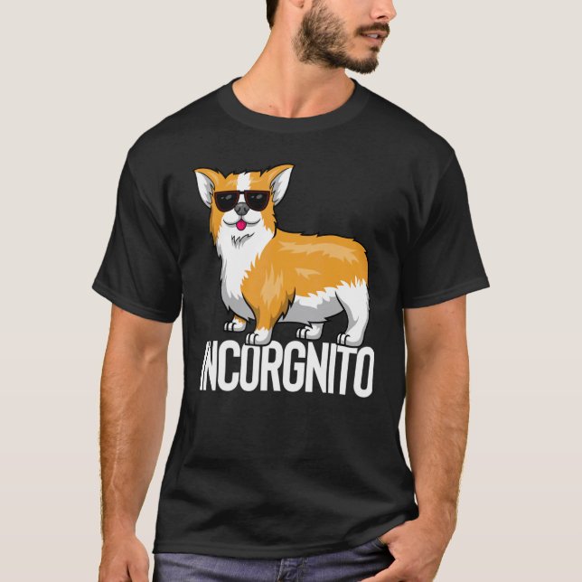 Camiseta Incorgnito Incognito Corgi (Frente)