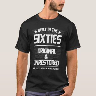 Camiseta Incorporado nos anos 60 com Nascer original não re