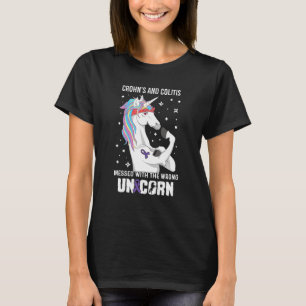 Camiseta Incorreto Unicórnio Crohns E Elemento De Sensibil