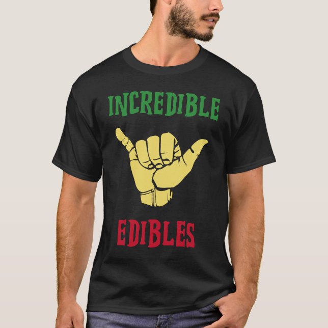 Camiseta Incredible Edibles  Outdoor  Tees (Frente)