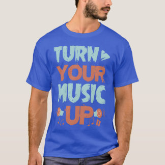Camiseta Incríveis amantes de música Designe sua música em 