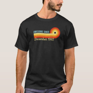 Camiseta Incrível 30 anos desde dezembro de 1992 Retro 30t