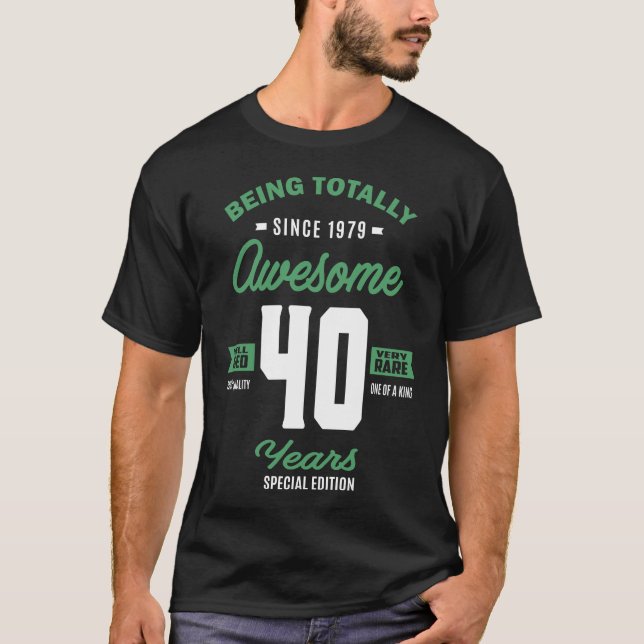 Camiseta Incrível 40 Anos (Frente)