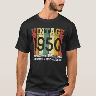 Camiseta Incrível 71º Nascer De Presente De Aniversário Em 