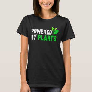 Camiseta Incrível Alimentado Por Plantas Vegan Vegetarian V