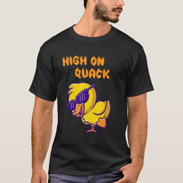 Camiseta Incrível, Alto, Quack Legal Pun (Frente)