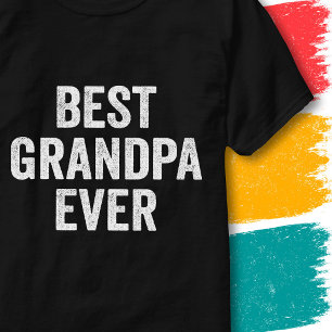 Camiseta Incrível Avô Retro Vintage Melhor Avô de Todos