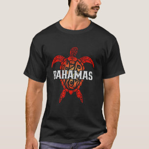 Camiseta Incrível Bahamas Tribal Tartaruga Marinha Surfista