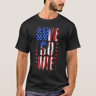 Camiseta Incrível bandeira Americana 4º De Julho Feliz Inde