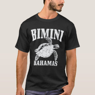 Camiseta Incrível Bimini Bahamas Tartaruga Marinha Mergulho