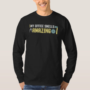 Camiseta Incrível Carpintaria De Cheiro De Escritório Para