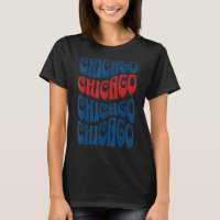 Incrível Chicago Illinois Groovy Retro 60s 70s Sty