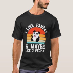 Camiseta Incrível Citação De Panda Para Ventiladores Animai