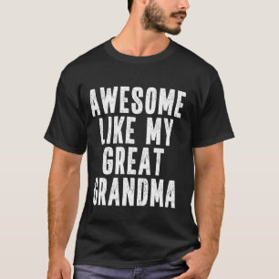 Camiseta Incrível Como A Minha Avó Excelente Cita O Táxi En
